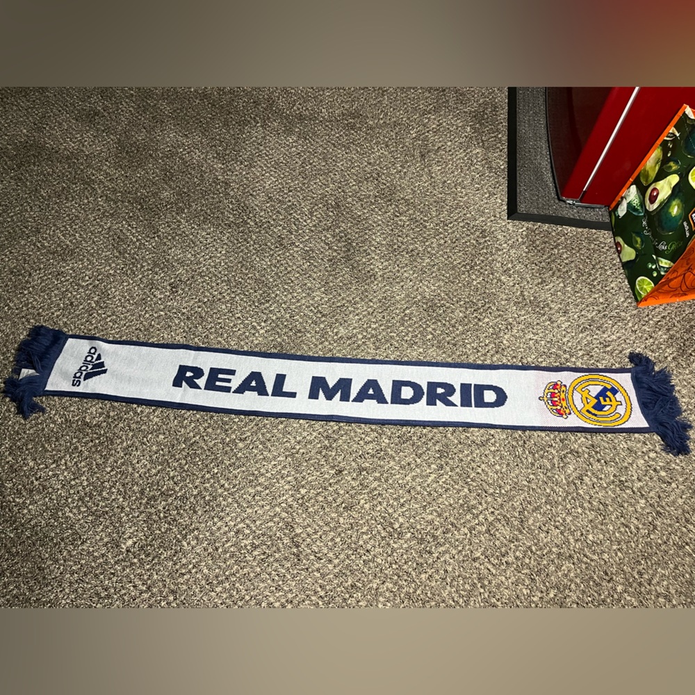Adidas Real Madrid Blue and White Scarf